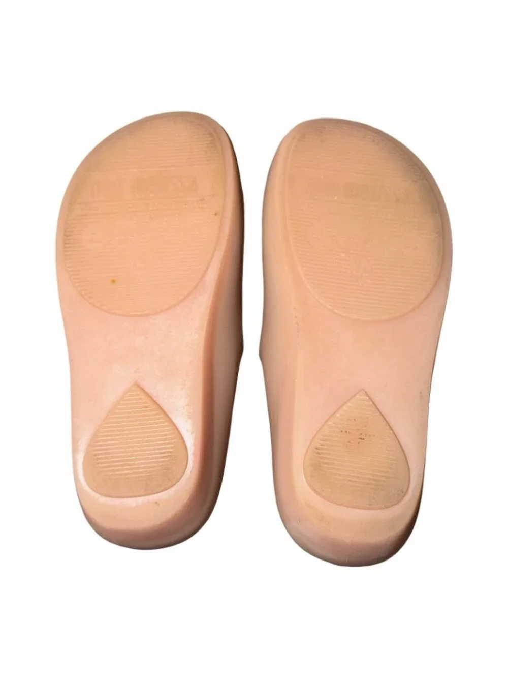 Mini Melissa Girls Cream Butterfly Mary Jane Jelly Flats Size US 9 Toddler